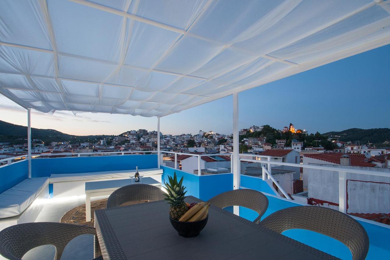 Capolavoro, Boutique Apartment With Unique Rooftop สเกียธอสทาวน์ ภายนอก รูปภาพ