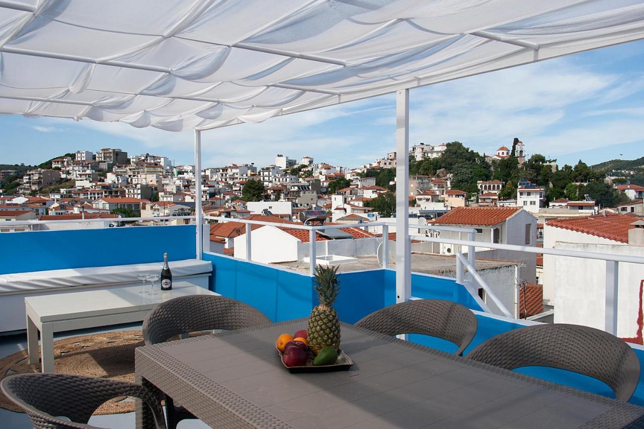 Capolavoro, Boutique Apartment With Unique Rooftop สเกียธอสทาวน์ ภายนอก รูปภาพ