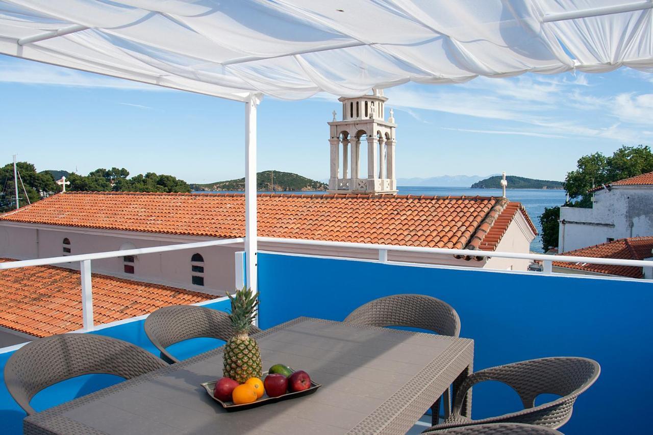 Capolavoro, Boutique Apartment With Unique Rooftop สเกียธอสทาวน์ ภายนอก รูปภาพ