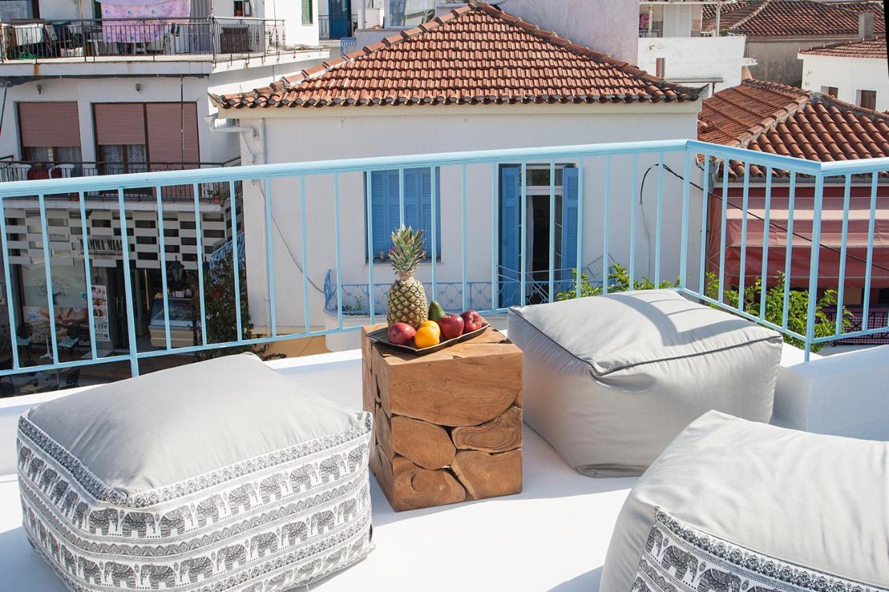 Capolavoro, Boutique Apartment With Unique Rooftop สเกียธอสทาวน์ ภายนอก รูปภาพ