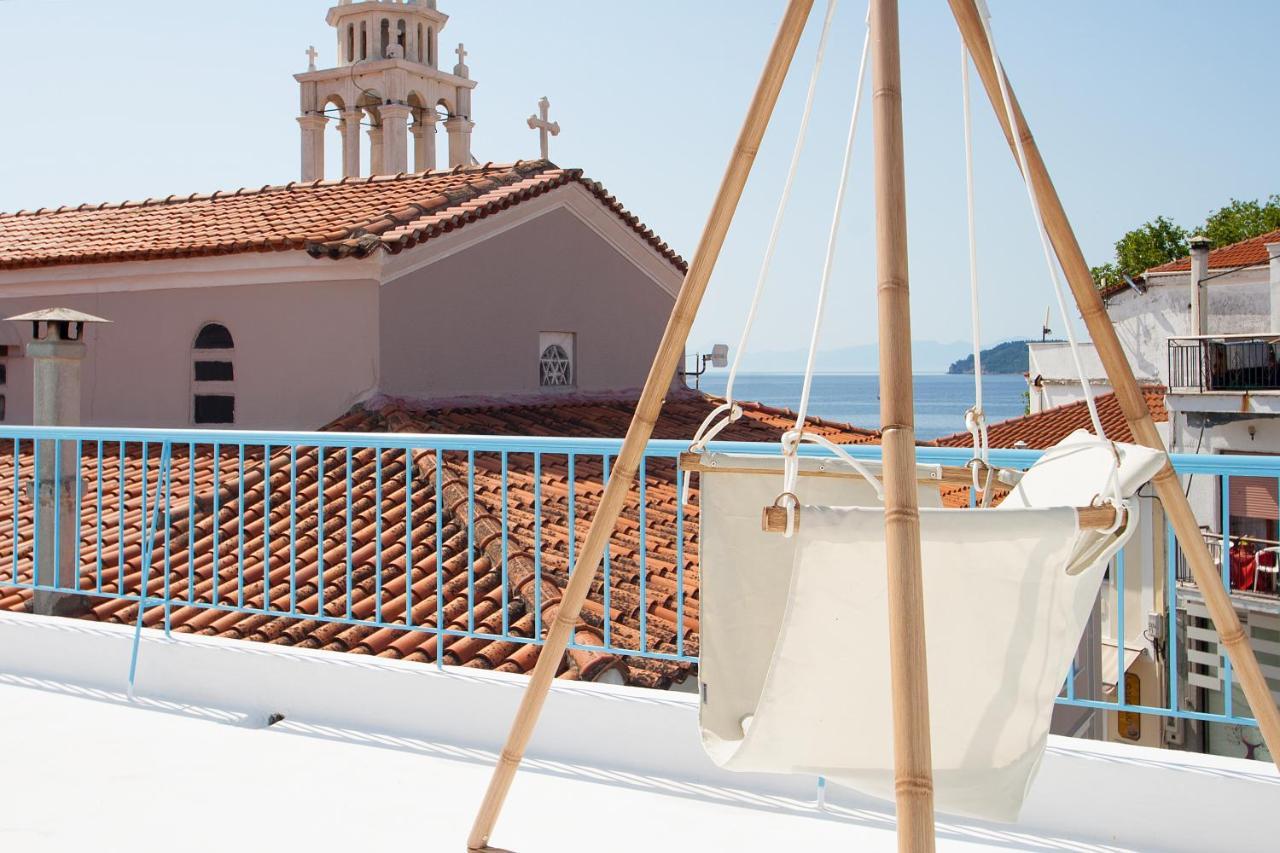 Capolavoro, Boutique Apartment With Unique Rooftop สเกียธอสทาวน์ ภายนอก รูปภาพ