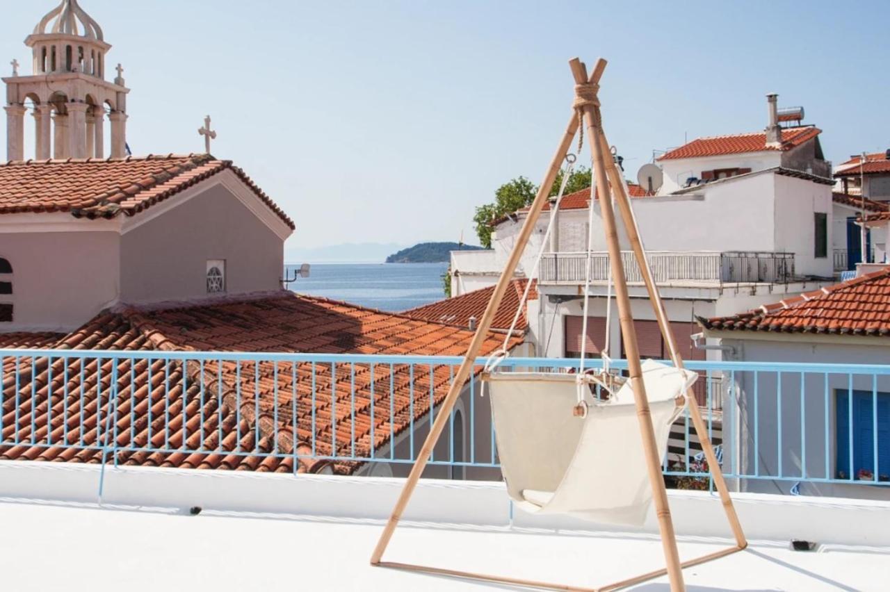 Capolavoro, Boutique Apartment With Unique Rooftop สเกียธอสทาวน์ ภายนอก รูปภาพ